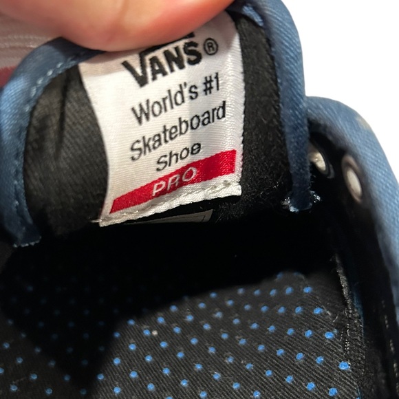 Vans Chima Ferguson Ultracush Blue Suede Shoes - Picture 9 of 10